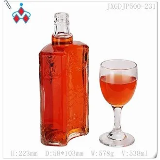 Gravirana staklena boca viskija